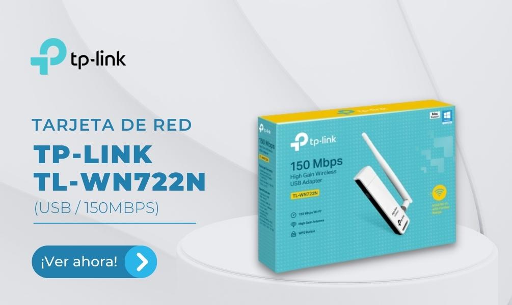 T.DE RED TP-LINK 150MB WN722N ADAPTER USB INALAMBRICO